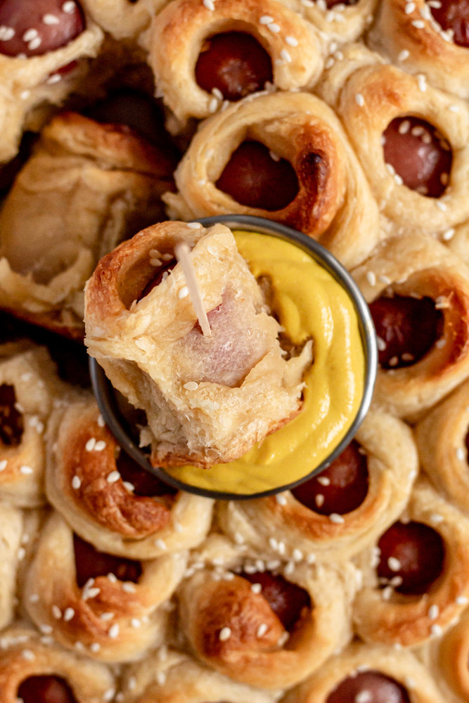 Healthyish Mini Pigs in a Blanket Blossom